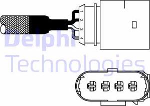 Delphi ES10981-12B1 - Лямбда-зонд, датчик кислорода autospares.lv