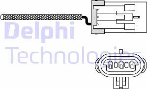 Delphi ES10988-12B1 - Лямбда-зонд, датчик кислорода autospares.lv