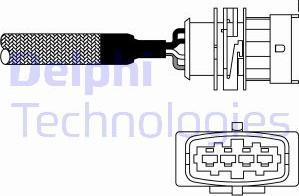 Delphi ES10982-12B1 - Лямбда-зонд, датчик кислорода autospares.lv