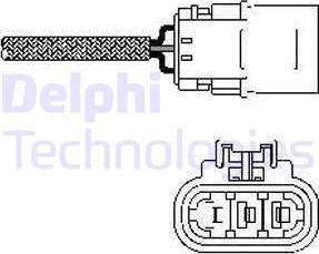 Delphi ES10456-12B1 - Лямбда-зонд, датчик кислорода autospares.lv