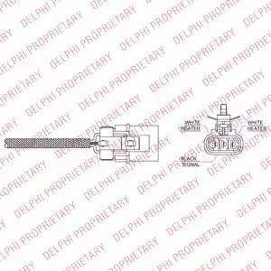 Delphi ES10680-11B1 - Лямбда-зонд, датчик кислорода autospares.lv