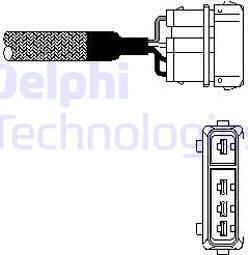 Delphi ES10333-12B1 - Лямбда-зонд, датчик кислорода autospares.lv