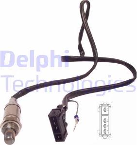 Delphi ES11010-12B1 - Лямбда-зонд, датчик кислорода autospares.lv