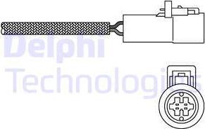 Delphi ES20014 - Лямбда-зонд, датчик кислорода autospares.lv