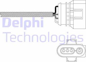 Delphi ES20347-12B1 - Лямбда-зонд, датчик кислорода autospares.lv