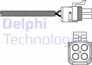 Delphi ES20290-12B1 - Лямбда-зонд, датчик кислорода autospares.lv