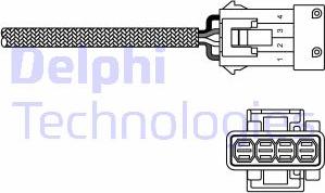 Delphi ES20293-12B1 - Лямбда-зонд, датчик кислорода autospares.lv