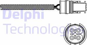 Delphi ES20274-12B1 - Лямбда-зонд, датчик кислорода autospares.lv