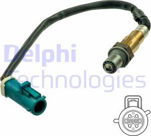 Delphi ES21095-12B1 - Лямбда-зонд, датчик кислорода autospares.lv