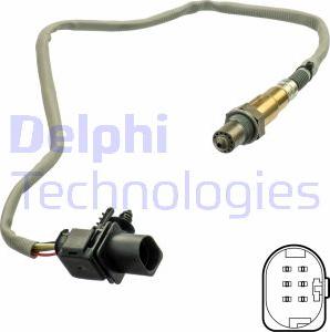 Delphi ES21092-12B1 - Лямбда-зонд, датчик кислорода autospares.lv