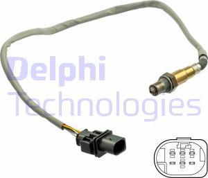 Delphi ES21065-12B1 - Лямбда-зонд, датчик кислорода autospares.lv