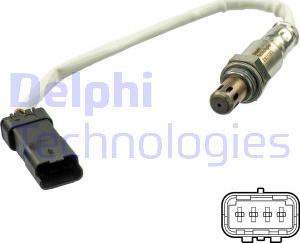 Delphi ES21062-12B1 - Лямбда-зонд, датчик кислорода autospares.lv