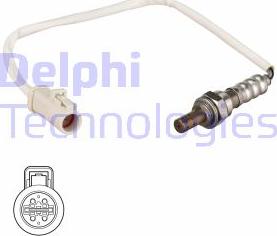 Delphi ES21082-12B1 - Лямбда-зонд, датчик кислорода autospares.lv