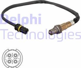 Delphi ES21190-12B1 - Лямбда-зонд, датчик кислорода autospares.lv