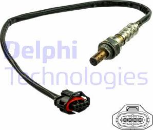 Delphi ES21116-12B1 - Лямбда-зонд, датчик кислорода autospares.lv