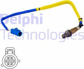 Delphi ES21184-12B1 - Лямбда-зонд, датчик кислорода autospares.lv