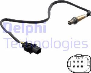 Delphi ES21322-12B1 - Лямбда-зонд, датчик кислорода autospares.lv
