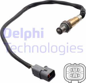 Delphi ES21297-12B1 - Лямбда-зонд, датчик кислорода autospares.lv