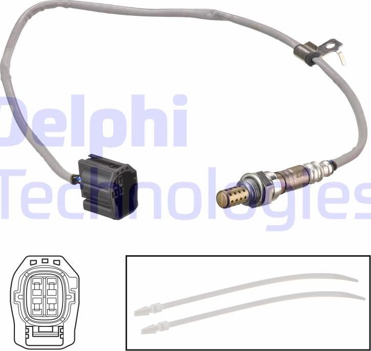 Delphi ES21260-12B1 - Лямбда-зонд, датчик кислорода autospares.lv