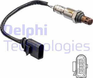 Delphi ES21267-12B1 - Лямбда-зонд, датчик кислорода autospares.lv