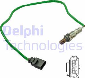 Delphi ES21206-12B1 - Лямбда-зонд, датчик кислорода autospares.lv