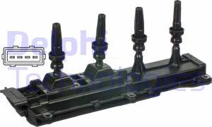 Delphi GN10460-12B1 - Катушка зажигания autospares.lv