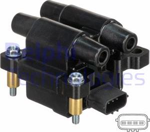 Delphi GN10405-12B1 - Катушка зажигания autospares.lv