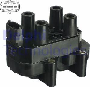 Delphi GN10487-12B1 - Катушка зажигания autospares.lv