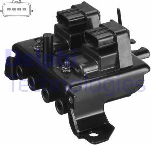 Delphi GN10554-12B1 - Катушка зажигания autospares.lv