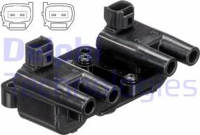 Delphi GN10581-12B1 - Катушка зажигания autospares.lv