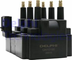 Delphi GN10186-11B1 - Катушка зажигания autospares.lv