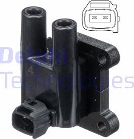 Delphi GN10840-12B1 - Катушка зажигания autospares.lv