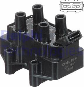 Delphi GN10803-12B1 - Катушка зажигания autospares.lv