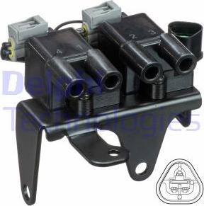 Delphi GN10829-12B1 - Катушка зажигания autospares.lv