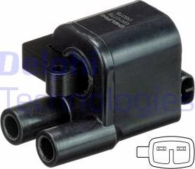 Delphi GN10778-12B1 - Катушка зажигания autospares.lv