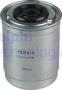 Delphi HDF518 - Топливный фильтр autospares.lv