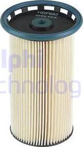 Delphi HDF682 - Топливный фильтр autospares.lv