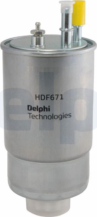 Delphi HDF671 - Топливный фильтр autospares.lv