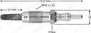 Delphi HDS380 - Свеча накала, электр. обогрев autospares.lv