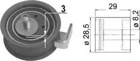 Delphi KDB443 - Комплект зубчатого ремня ГРМ autospares.lv