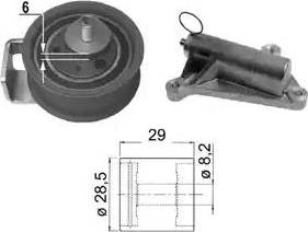 Delphi KDB405 - Комплект зубчатого ремня ГРМ autospares.lv