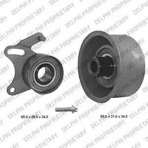 Delphi KDB169 - Комплект зубчатого ремня ГРМ autospares.lv