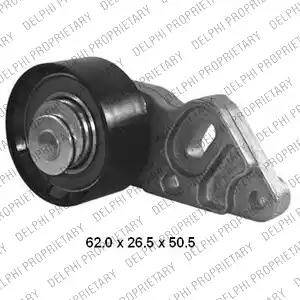 Delphi KDB286 - Комплект зубчатого ремня ГРМ autospares.lv