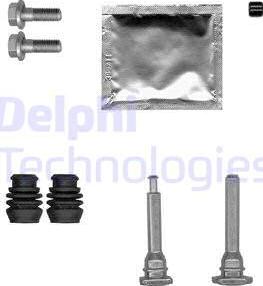 Delphi KS1065 - Комплект направляющей гильзы, тормозной поршень autospares.lv