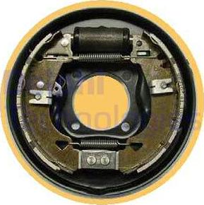 Delphi LG11056 - Комплект тормозных колодок, барабанные autospares.lv