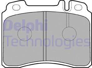 Delphi LP929 - Тормозные колодки, дисковые, комплект autospares.lv