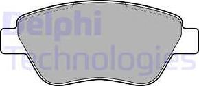 Delphi LP1899-18B1 - Тормозные колодки, дисковые, комплект autospares.lv