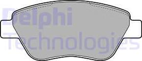 Delphi LP1899 - Тормозные колодки, дисковые, комплект autospares.lv