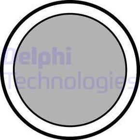Delphi LP347 - Комплект тормозных колодок, стояночный тормоз autospares.lv
