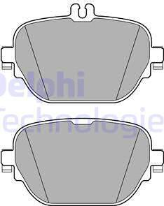 Delphi LP3297 - Тормозные колодки, дисковые, комплект autospares.lv